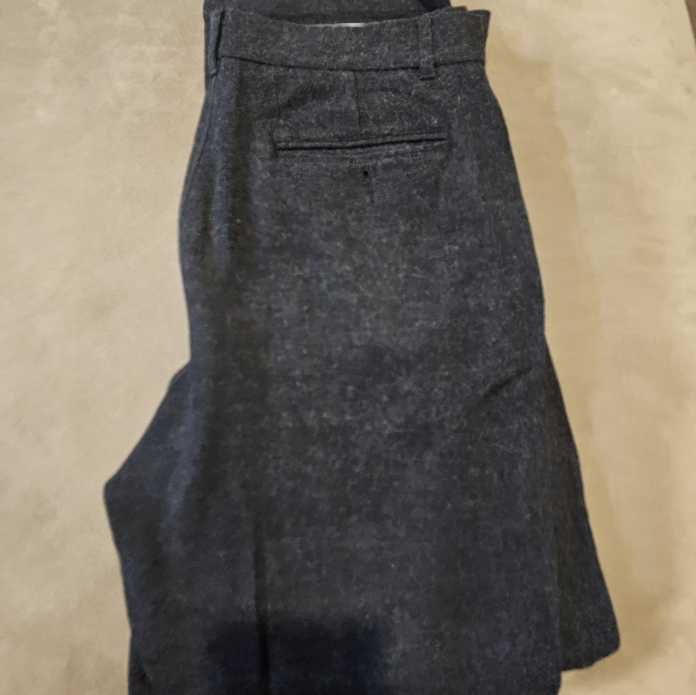 Mens wool pants size 33/32 used charcoal